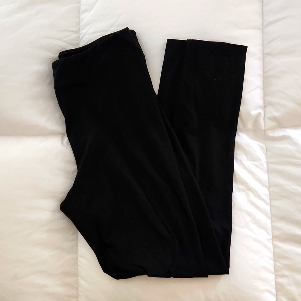 Honey and Lace Black Leggings - Size Large
